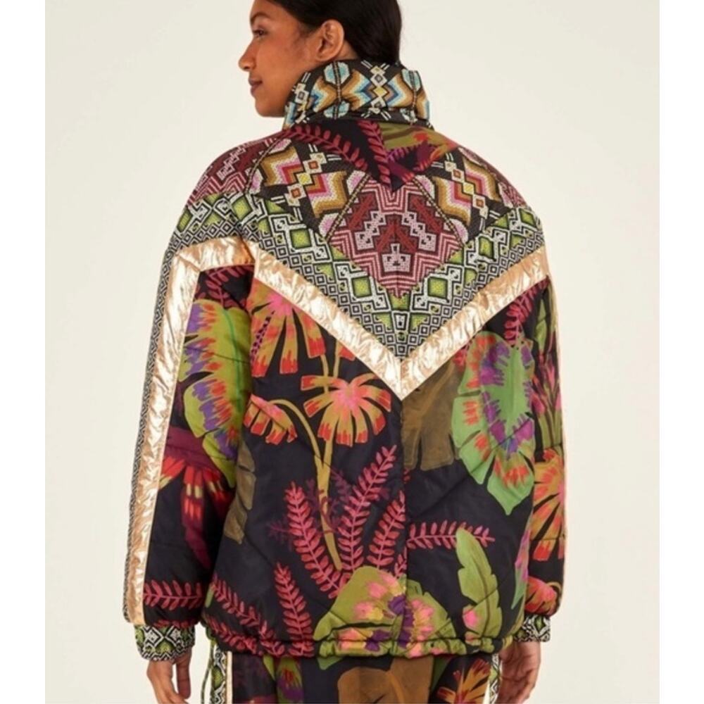 Farm Rio Multicolor Patterned Jacket - image 4